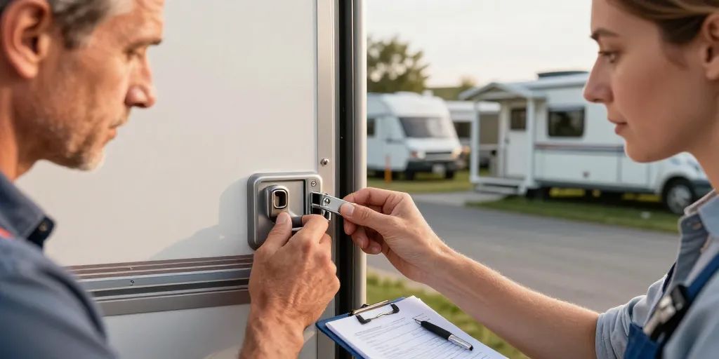 serrure mobil home
